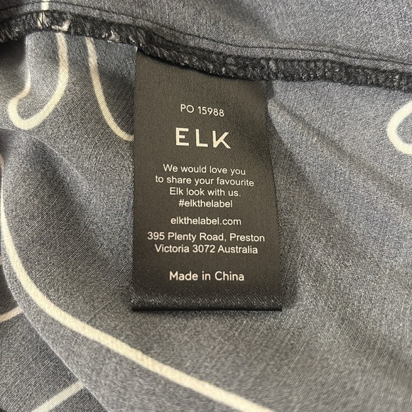 Elk Black and White Women's Top - Picture 7 of 7